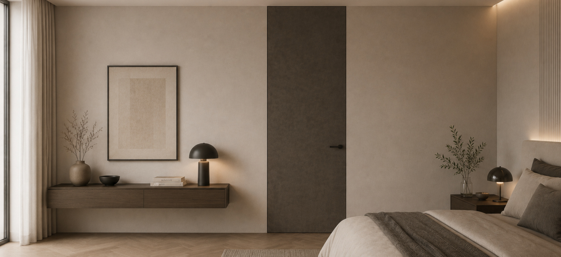 Frameless Interior Doors - Filo Muro