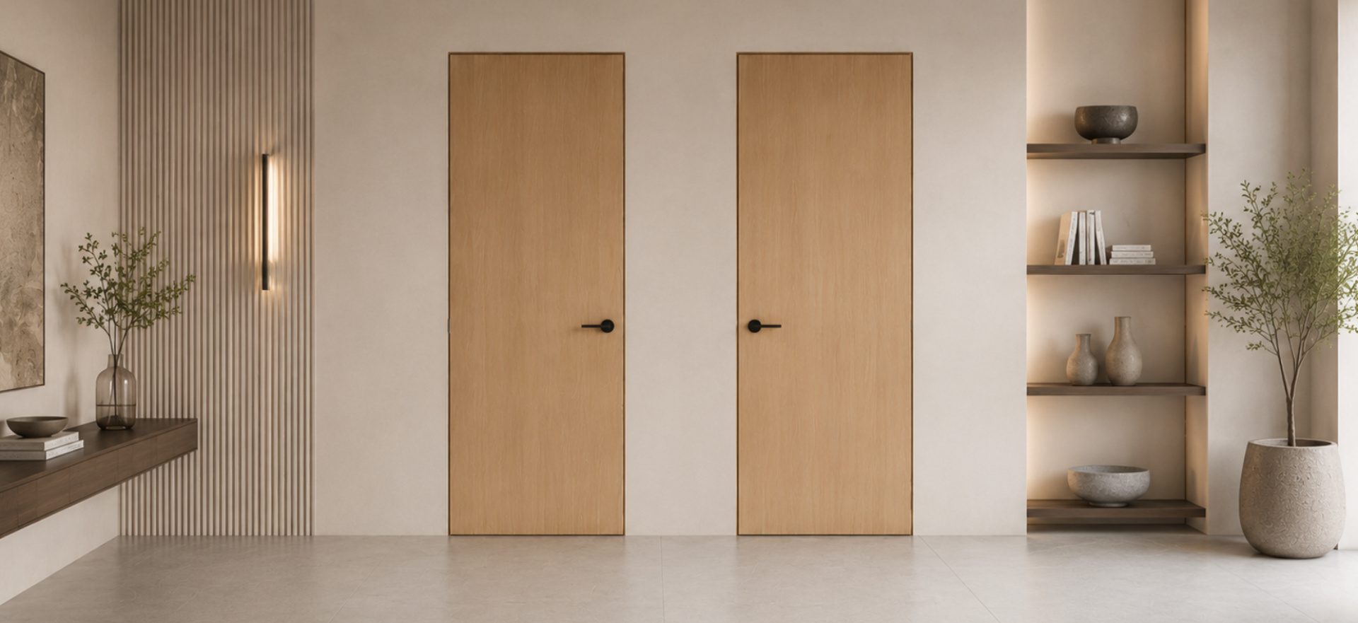 Frameless Interior Doors - Filo Muro