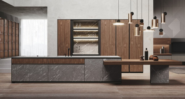 Minimalist Italian Kitchen Design Avola